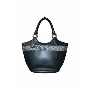 Bolzano Black Satchel Purse Monogram Designer Handbag Top Handle